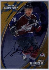 2002-03 BAP Signature Series Autographs Gold #47 Steven Reinprecht *S2139