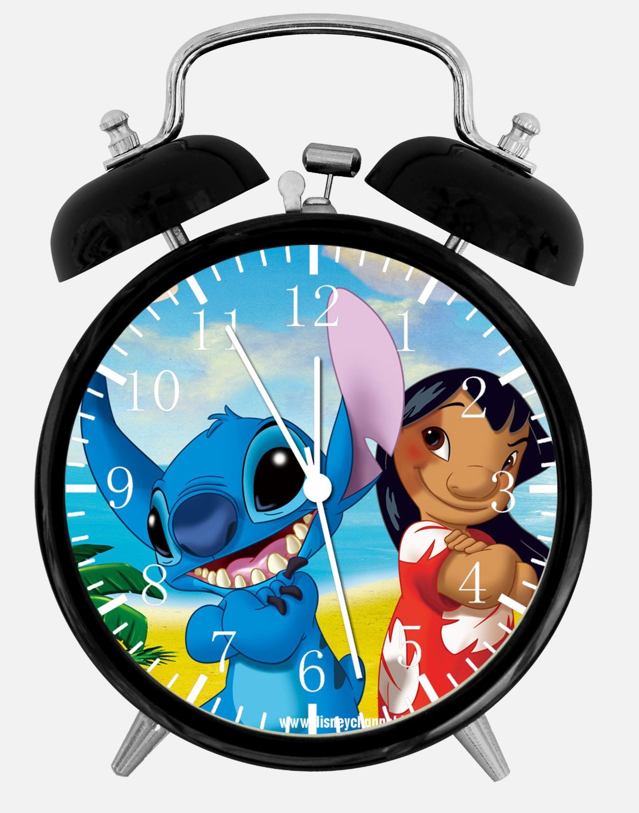 Lilo and Stitch Yoda Digital Art Alarm Clock LED Night Light