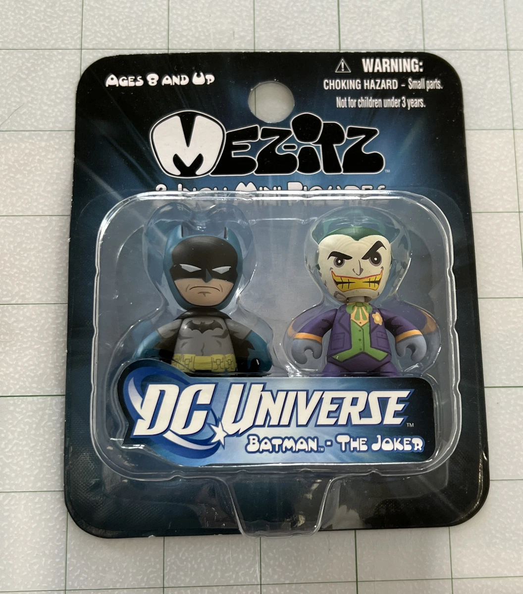 DC Mini Mez-Itz Batman-The Joker~ 2-Inch Vinyl Figure 2-Pack DC Universe.
