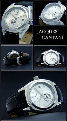 JACQUES CANTANI Chaparral Automatic Men's Watch Open Disturbance Steel JC-205