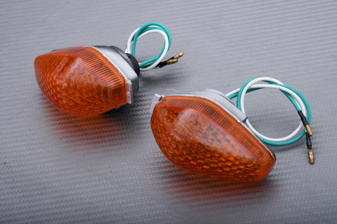 Clignotants avant orange de qualité constructeur pour HONDA CBR 400 - 2