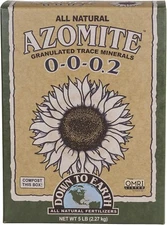 Down To Earth Organic Azomite Granulated Trace Minerals Fertilizer 0-0-0.2, 5 lb