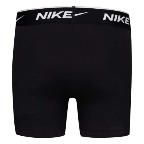 Nike Little Boy's Dri-Fit Cotton Stretch Boxer Brief Size 6-8 Black Gray 3-Pack - Picture 13 of 14