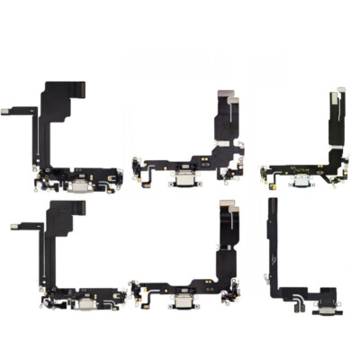 For Apple iPhone 15 16 Pro Max Plus Mic Charging Port Dock Connector Flex Cable