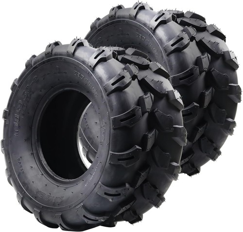 SUNROAD Set Of 4 All-Terrain ATV/UTV Tires - 18x9.5-8 Front & 19x7-8 Rear, 4PR, Tubeless, For Off-Road & Turf