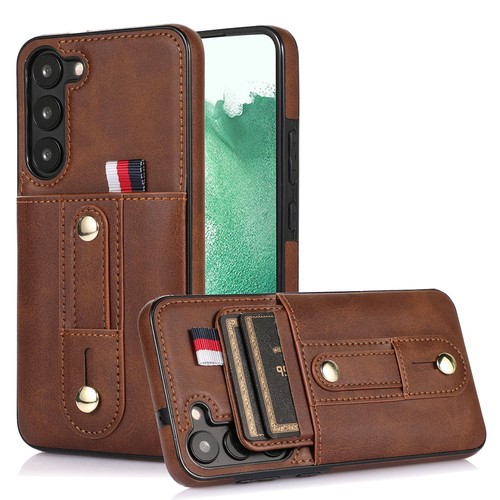 Shockproof Pull Up Card Set Wallet Leather Case Cover For Samsung Galaxy Phone - Picture 8 of 54