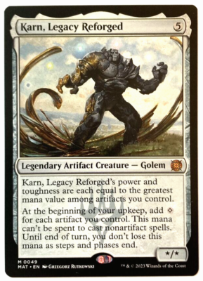 MTG Karn, Legacy Reforged March of the Machine: The Aftermath 0049