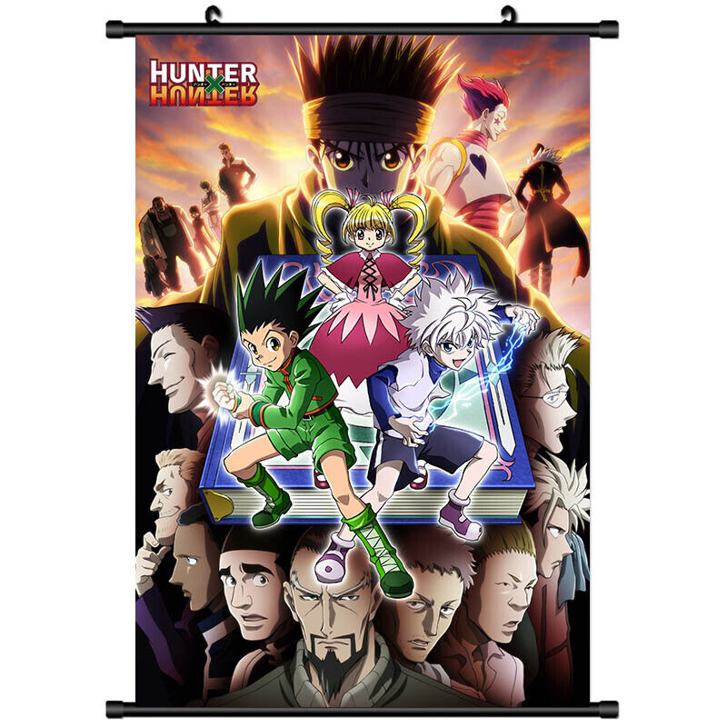 Hunter X Hunter Anime Wall Scroll Poster Manga Hanging Painting Bedroom  Decor