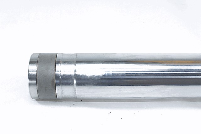 Gamba da tavolo quadrata in acciaio inox spazzolato - Argento - 50 x 50