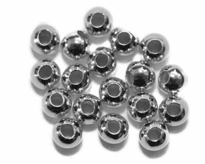 26007 - 37 QUETSCH-KUGELN AUS 925-er SILBER, 2 MM