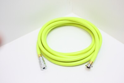 5 Metre hiviz Air Hose Air-tank / Air Test Point Connector To 1/4 Female Rigid 
