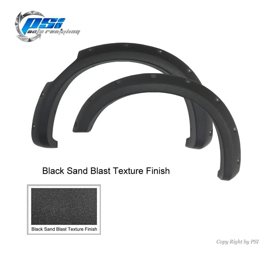 Sand Blast Textured Pocket Bolt Fender Flares Fits Nissan Titan XD 2016-2021 - Image 3 of 3