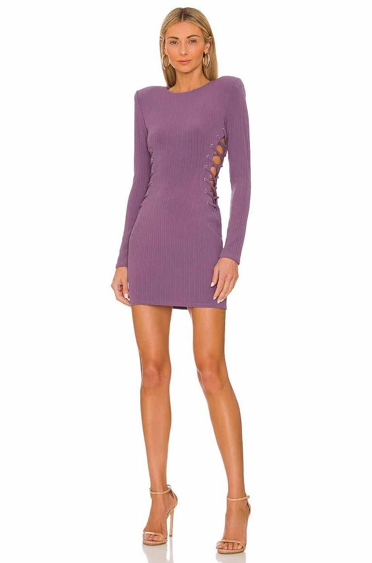 revolve purple lace dress Rosie Gown in lilac lace, coming soon to @revolve #saulee #revolve