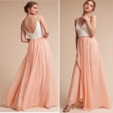 NEW BHLDN Karli Dress Size 10 White and Pink