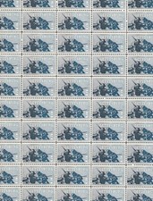 Gettysburg Mint Sheet of 50 Stamps, Scott #1180, MNH, Free Shipping! Nice!