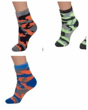 NWTS NORTHEAST OUTFITTERS COZY CABIN Socks Youth 10K - 4 CAMO