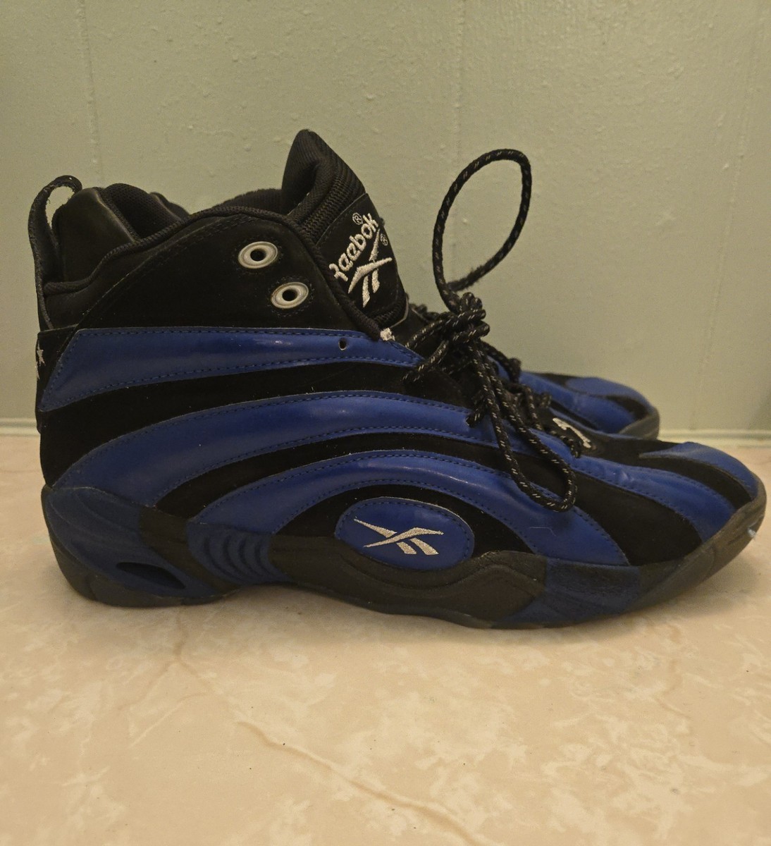 Men Reebok Shaqnosis Orlando Magic Basketball Shoes Size 13 Black
