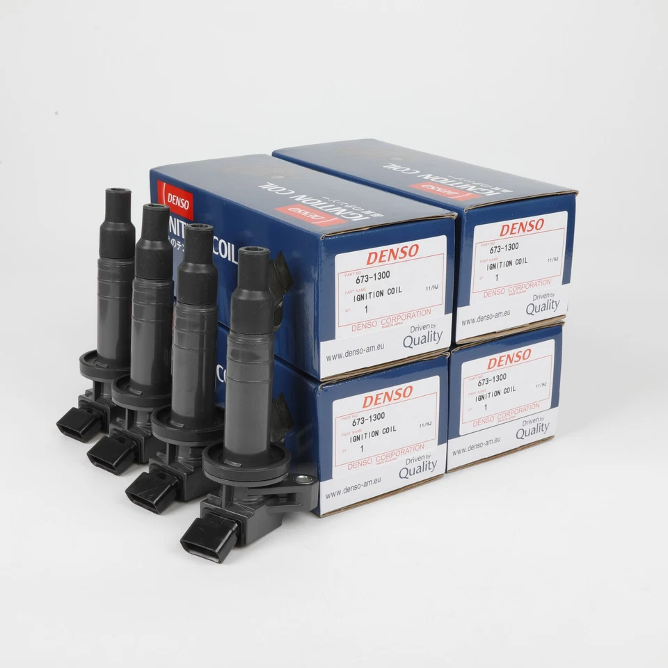 New OEM 90919-02239 Denso Ignition Coil 4PcsSet 1.8L Toyota Corolla Celica Matri - Image 2 of 4