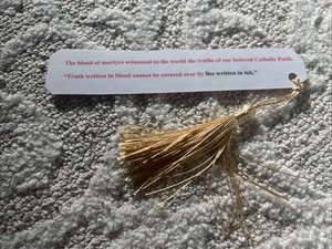 Catholic Bookmark 6” Long And 1 1/8” Wide