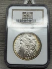 1898-O MS63 Morgan Silver Dollar NGC Orange/Blue Toning
