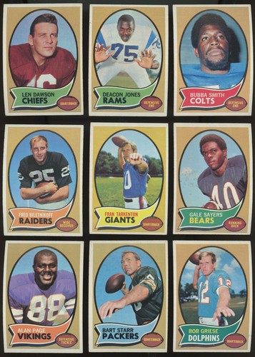 1970 Topps Football 1 -262  Complete Your Set -PRICE BASED ON CONDITION
