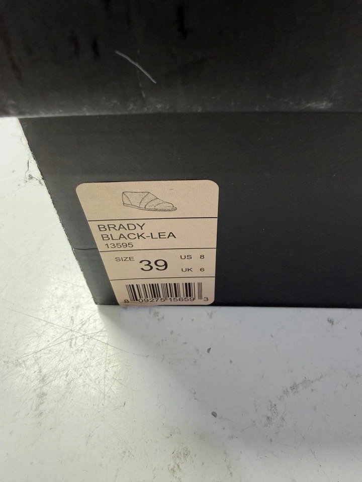 Chelsea Crew Brady Etiqueta Negra Talla 5 EE. UU. Negro Foto 3 de 4