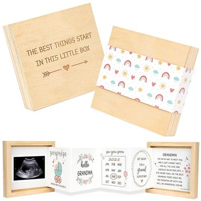 Pregnancy Announcement for New Grandma First Time Gift, Promoted Burly wood 