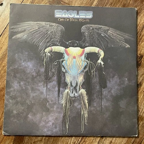 EAGLES - ONE OF THESE NIGHTS  EX-/VG+ VINYL LP /PRINTED INNER / FIRST PRESSING