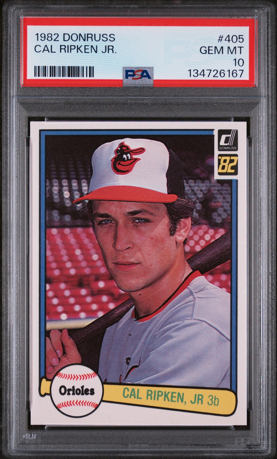 1982 DONRUSS #405 CAL RIPKEN JR. ROOKIE RC PSA 10