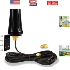 4G LTE Outdoor Wall Mount Waterproof Antenna SMA Male Antenna Compatible with...