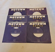 45 RPM 7" RECORD SLEEVES CO. SLEEVE 6 PACK SEE PHOTO Motown Records SLV386