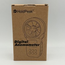 HoldPeak Digital Anemometer Handheld in Black Case