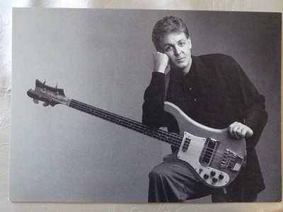 Paul McCartney Autogramm Postkarte