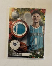 Topps 2025-26 Holiday Player Relics LaMelo Ball #PR-LB Charlotte Hornets