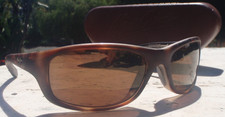 MAUI JIM Kipahulu STGBG MJ 279 RUBBER TORTOISE BROWN POLARIZED GLASS 59 19 120