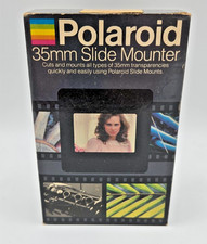 Polaroid 35mm Slide Mounter   Vintage Slide Mounting Tool   Original Box   Clean