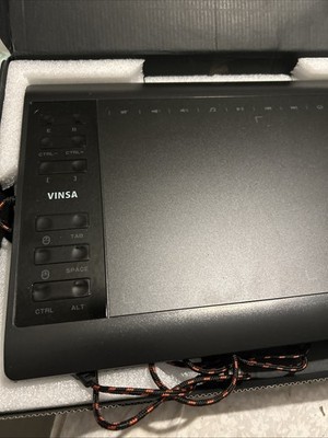 Vinsa  Digital Drawing Tablet - Black -  NEW WITH PEN