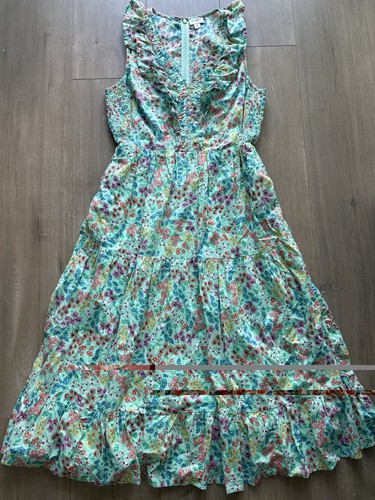 J.Crew cotton summer dress flower print Size 6