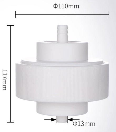 Filter Membrane Holder PTFE 13-90mm Detachable Acid Alkali Gas Resistant - Afbeelding 4 van 31