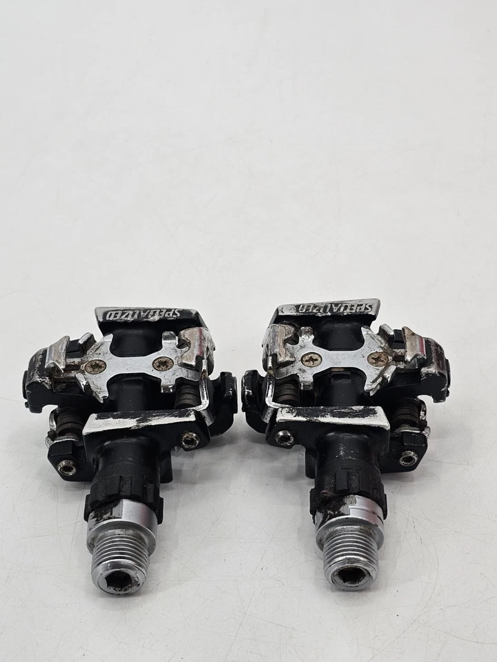Vintage Specialized SPD Pedals Clipless MTB Dual Sided Black - Image 4 of 4