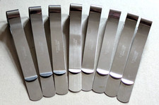 Metal Office Bankers/Background Clips Clasps  Set of 8