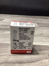 3M MNG14-8R/LX 16-14 Awg Nylon Ring Terminal No 8 Stud Pk100 110N18 SI