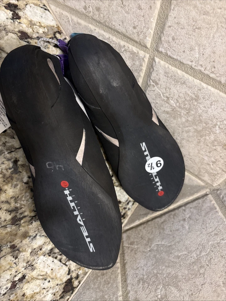 adidas 5.10 Five Ten Grandstone Climbing Shoes Black Purple Men's BC0866 Sz 9.5 - Image 4 of 4