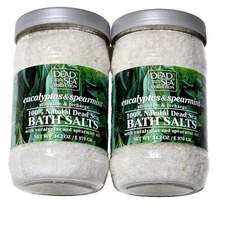 2 Pack Dead Sea Collection Eucalyptus & Spearmint Natural Bath Salts 34oz.