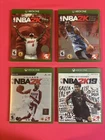 Xbox One Games Lot of 4 NBA 2K14, NBA 2K15, NBA 2K19, NBA 2K21 CIB