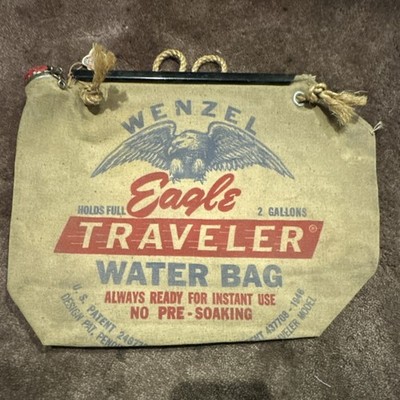 Wenzel Eagle Traveler Water Bag Kansas Wheat State 2 Gallons 1948 Vintage