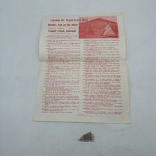 Vintage Mt. Pisgah Scenic Drive Brochure Cripple Creek Colorado Travel Ephemera