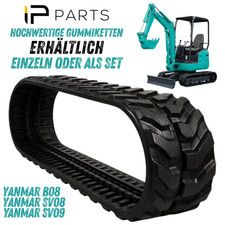 Gummikette Baggerkette 180x72x37K Minibagger Bagger YANMAR B08 SV08 SV09