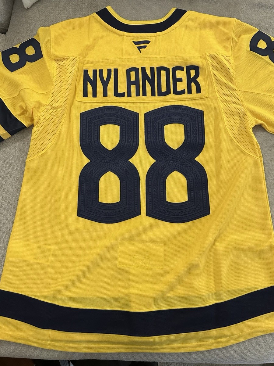 Authentic William Nylander Team Sweden Nations Jersey Fanatics