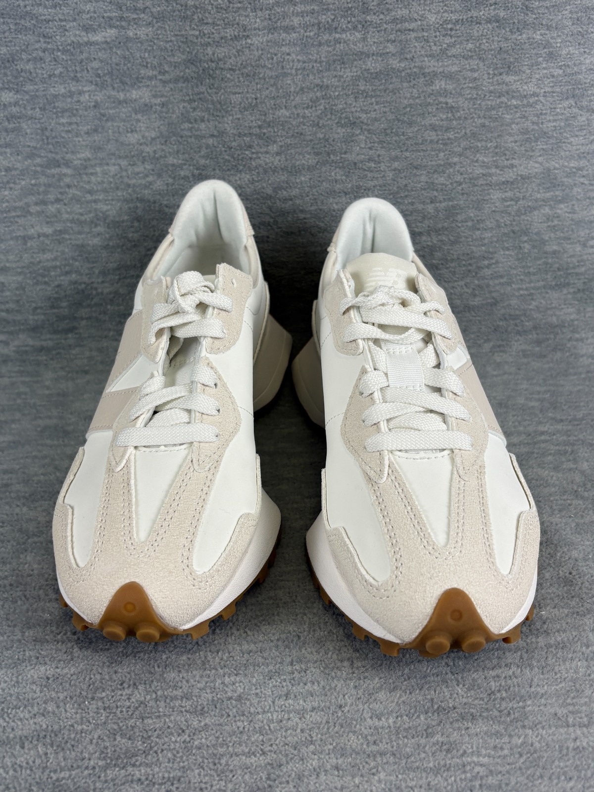 New Balance 327 Lifestyle Sneakers Womens 6.5 M Beige White Walking Comfort thumbnail 8